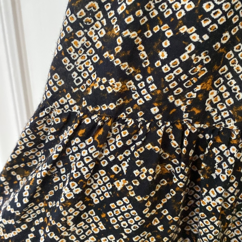 Ulla Johnson Black and Cream Floral Maxi Dress - Picture 14 of 16